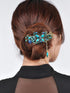Women's Vintage Crystal Butterfly Hair Clip Head Wear - Beauty Tools (Blue)