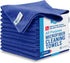 MW Pro Multi-Surface Microfiber Towel – 12 Pack, Premium Cleaning Cloth for Buffing, Dusting, Polishing (Dark Blue)