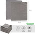 SINLAND Absorbent Microfiber Dish Cloths, 12"x12" Kitchen Washcloths with Poly Scour Side - 5 Pack, Grey