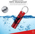 Keychain Pill Holder (5 Pack), Aluminum Waterproof Portable Small Travel Medicine Bottle Case for Purse, Mini Organizer