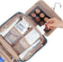 NISHEL Large Size Toiletry Bag for Women, Travel Essentials Organizer, Hanging Makeup Case for Cosmetics