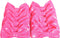 CLGIFT Set of 12 Large 5 Inch Sequin Bows, Neon Pink Glitter Wholesale Bows for DIY Fabric Hair Bows