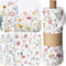36 Pack Reusable Paper Towels, Washable Paperless Towels, Flannel Cotton Cloth Wipes with Cardboard (Pastel Color)