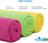 KORUSER (12 Pack/High Grammage) Microfiber Cleaning Cloths - Reusable and Washable - Multi Purpose Indoor/Outdoor