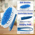 PHYEX Scrub Brush - 2 Pack Household Cleaning Brushes with Stiff Bristles for Carpet, Shower, Kitchen