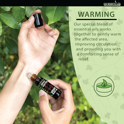 7,500mg Hemp Roll-On Quick Soothe Therapeutic Essential Oil Blend (1) Exclusively on Amazon