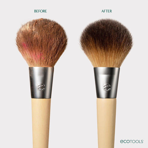 EcoTools Daily Brush Cleaner - Quick Drying Makeup Brush Cleanser Spray, Fragrance Free, Travel Size, TSA Approved