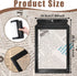 XLIUAX 5X Full Page Magnifier for Reading, Handheld Full Book Page Magnifier Glass Bendable Book Magnifying Glass