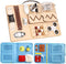 Lontcs Dementia Activities for Seniors Set,Fidget Busy Board and Fidget Blanket for Adults