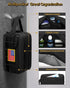 TACTICISM Toiletry Bag for Men, Tactical Molle Dopp Kit with Large Capacity, Water-Resistant for Travel, Black