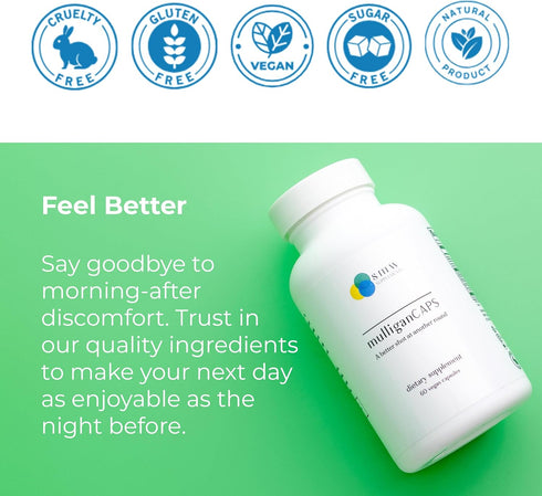 Pre-Celebration Blend | Prep, Party, Wake Up Refreshed | Boost Recovery with Antioxidants & B Vitamins - 60 ct.