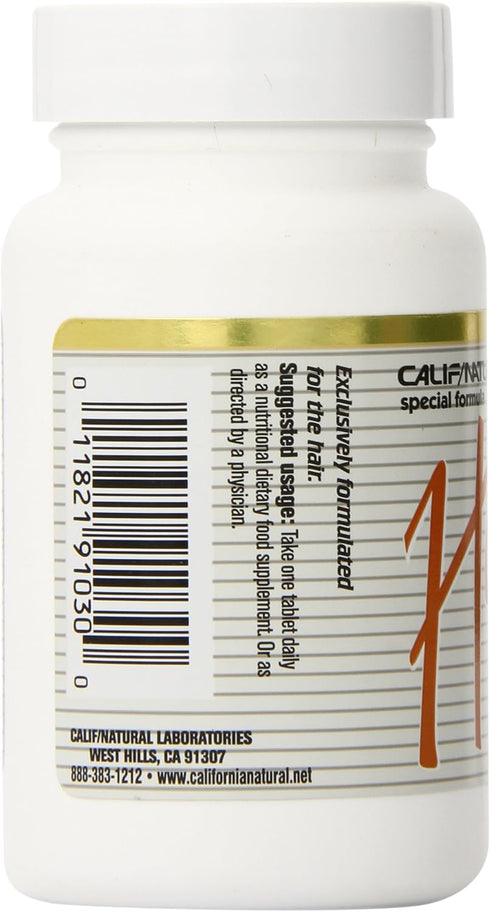 California Natural Hair Supplement, 30 Count