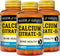 MASON NATURAL Calcium Citrate Plus Vitamin D3 - 60 Caplets (Pack of 3), Strengthens Muscle Function, for Bone and