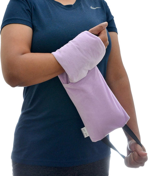 Lavender Neck Wrap - Hot or Cold Muscle Therapy for Strain & Pain Relief - Extra Long 30 Inches for Relaxation