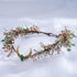 MOSTORY Gold Flower Moon Headpiece, Handmade Fairy Floral Crown Woodland Elf Headband for Cosplay