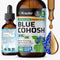 BIO KRAUTER Blue Cohosh Tincture - Caulophyllum Thalictroides Extract for Women’s Health Support, 2 Fl.Oz.