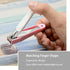 PAFASON Nail Clipper Trimmer Cutter Set - Super Sharp Fingernail & Toenail Clippers with Nail Catcher & Nail File for