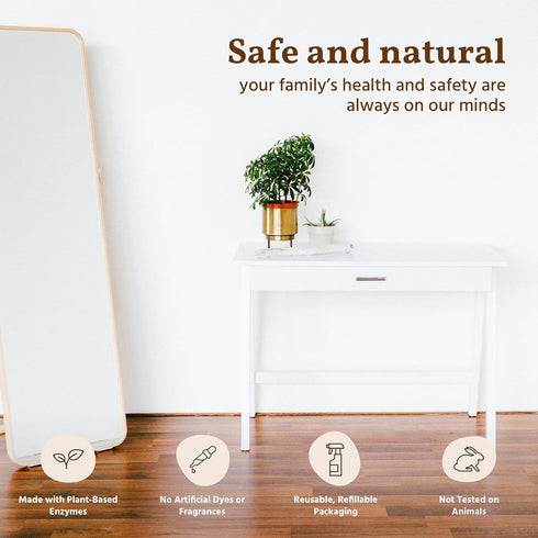 Naturally It's Clean Floor Cleaner, Makes 24 Gallons, pH Neutral, Biodegradable, Kids & Pets Safe
