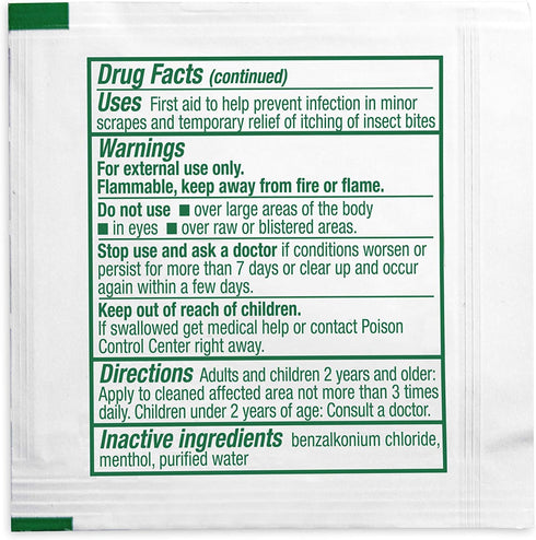Safetec Sting Relief Wipes - 150 Count Box