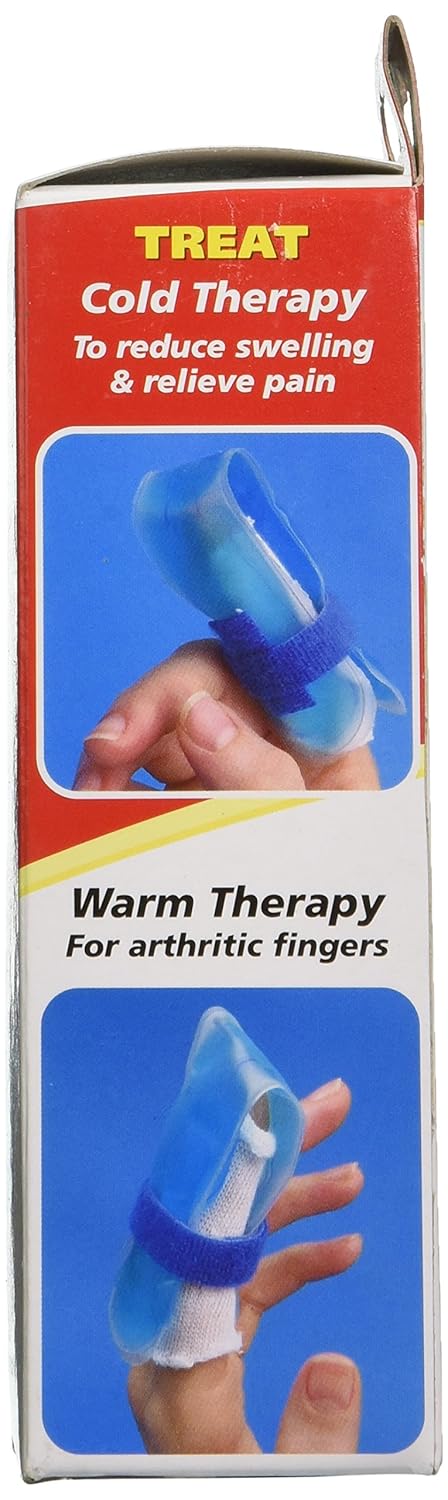 Acu-Life Finger Treatment Kit, Pain Relief and Recovery, Hot and Cold, 4 Piece Set
