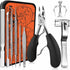 Konovo Ingrown Toenail Tool Kit 9 Pcs, Large Toenail Clipper for Ingrown Toenail Treatment/Thick Nails