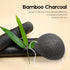 Konjac Organic Cleansing Exfoliating Facial Sponges Set - Natural Activated Charcoal Konjac Face Sponge for Exfoliator Skincare Makeup Remover Body Washing Safe for Oily Dry Combination Sensitive Skin