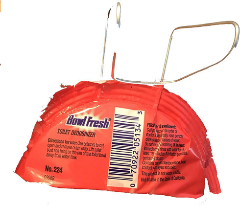 Bowl Fresh Value Size Bowl Deodorizer Hanging Mount, Four oz. (2)