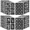 Tattoo Stencils For Kids Teens Adults - 24 Sheets Henna Tattoo Stencil Kit with 400 Designs