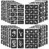 Tattoo Stencils For Kids Teens Adults - 24 Sheets Henna Tattoo Stencil Kit with 400 Designs