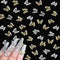 Juome Nail Charms, 40 Pcs 3D Butterfly Shape Charms for Nail Art Decorations