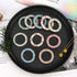 JessLab Spiral Hair Ties for Ladies, 10-Pack Elastic Hair Ties, No-Damage Hair Accessory for Women and Children