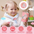 Lily's Home Kids Flashing Timer Toothbrush with Soft Bristles, Rising Cup & Cover - Fun 2-Min Light-Up