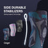 2 Pack Compression Knee Sleeve for Men & Women - Knee Support with Patella Gel Pad & Side Stabilizer, X-Large Blue