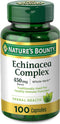 Nature's Bounty Echinacea Complex, Herbal Supplement, 450 mg, 100 Capsules