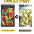 100 PCS Smell Proof Bag - Holographic Packaging Bags for Small Business, Resealable for Food Storage