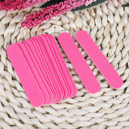 Tbestmax 200 Bulk Disposable Mini Nail Files, 3.4 inch Double Sided Emery Boards, 150 Grit