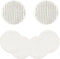 2124 Replacement Pads for Bissell Spinwave Spin Mop, (2 Scrubby Pads and 4 Soft Pads) Compatible with Bissell Spinwave