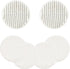 2124 Replacement Pads for Bissell Spinwave Spin Mop, (2 Scrubby Pads and 4 Soft Pads) Compatible with Bissell Spinwave