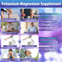 Potassium Magnesium Gummies - Potassium Supplement w/Ashwagandha 200mg, High Absorption Magnesium Glycinate, B6, B12,