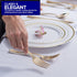 75 Pieces Heavy Duty Plastic Silverware Set, Gold Disposable Cutlery for Parties, Weddings, Catering, Includes 25