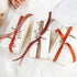 Terracotta Ribbon, 3/8 Inch Burnt Orange Satin, 6 Rolls Assortment Thin Ribbon for Crafts, Wedding, Baby Shower