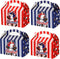 chiazllta Baseball Party Favor Treat Boxes, Gift Boxes for Candy, Cookies, Snack Goody Cardboard Box with Handles (12