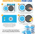Bastion Washing Machine Cleaner, Deodorizer & Descaler, 6-Pack Active Deep Cleaning Tablets for HE Washers