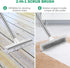 SetSail 51-Inch 2 1 Floor Scrub Brush with Long Adjustable Handle in Scrape Brush Stiff Bristle Floor Scrubber