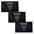Live Bearded All-Natural Bar Soap for Men, 3-Pack of 3.5 oz. Bars, Exfoliates, Moisturizes - Bamboo, Charcoal, Coconut,