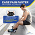 Pack 10, 11) Ankle and Foot Reusable Gel Ice Wrap for Achilles Tendonitis, Plantar Fasciitis, Sprains, Swelling, Post