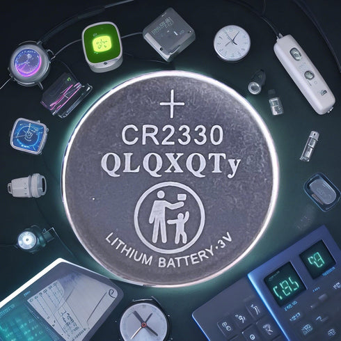 QLQXQTy 5PACK CR2330 3V Lithium Battery Coin Cell Battery
