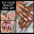 Short Square Nail Tips for Nail Extensions, 360pcs Pre Etched Gel Fake Nails Tips for Women, DIY French Style Salon at