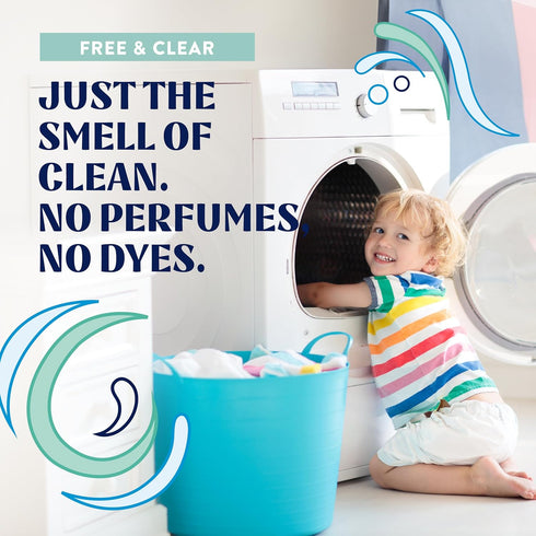 Cleancult Laundry Detergent Sheets - 60 Loads, Fragrance Free, Concentrated Liquidless, No Harsh Chemicals