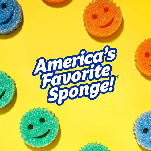 Scrub Daddy Special Edition Spring - Scratch-Free Kitchen Sponge, BPA Free, Polymer Foam, Stain & Odor Resistant (3ct)